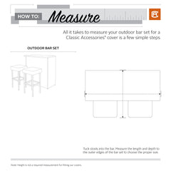 Classic Accessories padded handle shown for easy covering and removal benefit