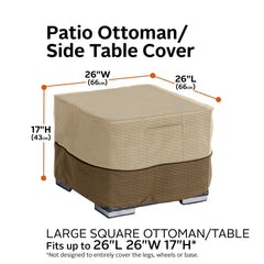 Classic Accessories padded handle detail makes removal comfortable and easy