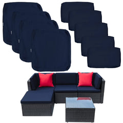 ClawsCover front view assembled sectional showing unified navy refresh