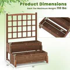 CLEEMAN top-tier filled with soil and plants demonstrating planting capacity