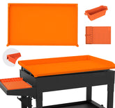 Cloakman front view full-edge cover protecting griddle surface and keeping debris away