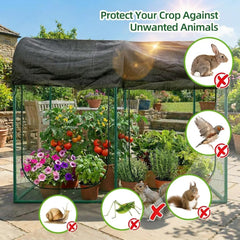 CLOCAL zippered door open for easy access and convenient garden work