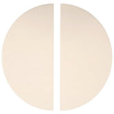 Cmanzhi front view of two half-moon deflectors showing fit and finish benefits