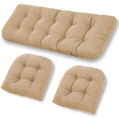 cnsmak three-piece set front view showing full outdoor seating set and coordinated look