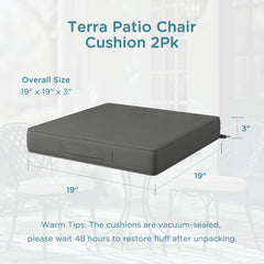 Codi in use on patio dining set for comfy outdoor seating