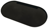 Coleman griddle front view showing full-size fit and expanded cooking area benefit