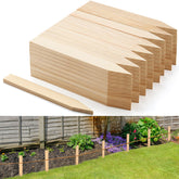 Colingmill front view of 48 wooden stakes showing neat bundle and count benefit