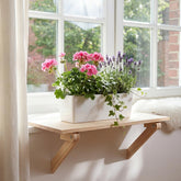 Colingmill front view shelf on windowsill showing added plant space and neat display