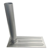 College Flags & Banners Co. wheel stand front view showing sturdy stable base