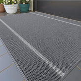 Color&Geometry full-view of 36x60 door mat showing wide coverage and welcome curb appeal