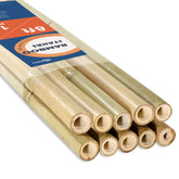 COLOtime front view of 8ft bamboo stakes pack showing sturdy poles and value