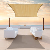 ColourTree rectangle canopy front view showing full coverage and neat finish