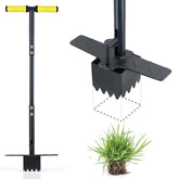 Colwelt front full tool showing entire 36-inch plugger and ergonomic stance