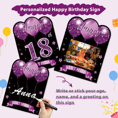 ComboJoy personalized age plaque detail for customized birthday recognition