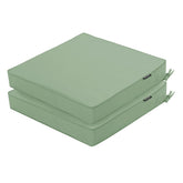 Comcaver front view of two cushions showing vibrant color and matching pair benefit