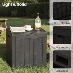 ComeWay close-up of lid and latch demonstrating secure lockable protection