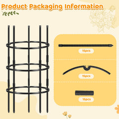 ComfyKit pointed stake tip entering soil for easy stable installation