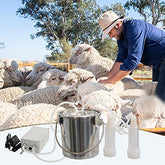 COMSUKI front view of 3L milker showing compact design and portability