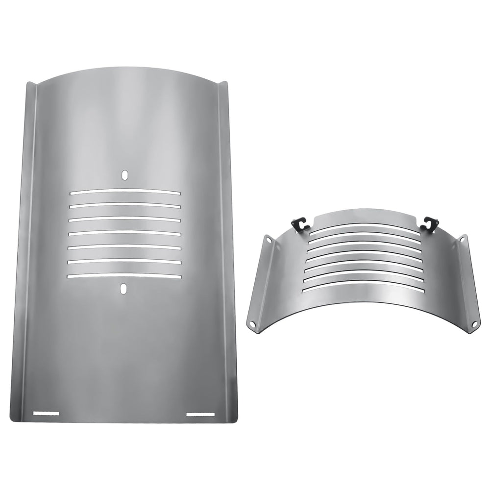COMVIEE flame broiler front view showing robust steel and fit benefits