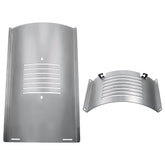 COMVIEE flame broiler front view showing robust steel and fit benefits