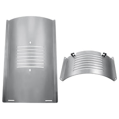 COMVIEE flame broiler front view showing robust steel and fit benefits