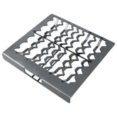 COMVIEE front view of replacement charcoal grate showing exact fit and stability