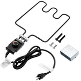 COMVIEE front view of heating element showing mounting ears and shape for reliable fit