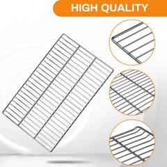 COMVIEE grate beside ruler showing 19.69 by 12.28 inch dimensions