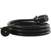 Conntek double-end 7-way plug front view showing connectors and easy install benefit