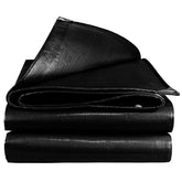 Coocure front view of full 30x30FT reinforced pond liner showing size and finish, durable protection