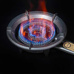 COOKAMP SH90 in use at a campsite with wok, fast high-pressure cooking