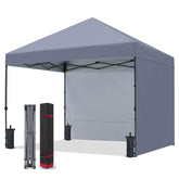 COOSHADE front view of canopy providing quick shade and UV protection