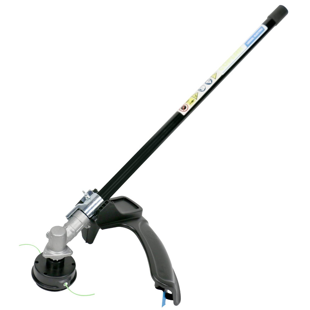 COPLAR front view of 18-inch attachment showing shaft and coupler, improves reach