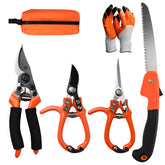 Cor cordium front packaging showing full 6-piece pruning kit and organized layout