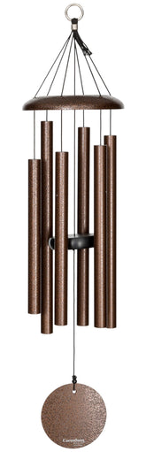 Corinthian Bells front view showing full 30-inch chime and presentation box benefit decor