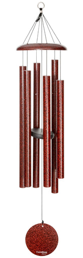 Corinthian Bells front view in ruby splash showing elegant profile and weatherproof finish