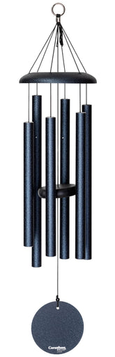 Corinthian Bells front view showing midnight blue finish and elegant profile benefit: durable weather-resistant color