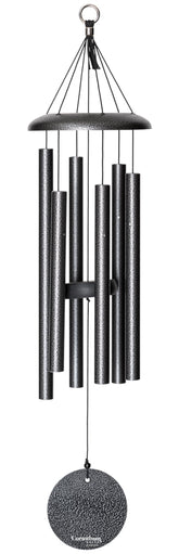 Corinthian Bells front view showing silver vein finish and elegant profile benefit: enhances décor