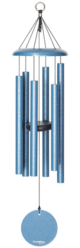 Corinthian Bells sky blue front view showing elegant finish and outdoor appeal