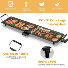 Costzon slide-out drip tray removed to show grease collection and easy cleaning