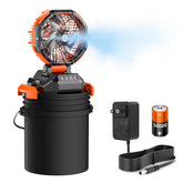 CosyHack front view showing misting fan and wide cooling coverage benefit