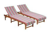 COTTON CRAFT front view of two-pack pool lounge covers showing stripes and size benefit