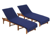 COTTON CRAFT front view showing two navy covers ready for use and neat presentation