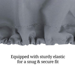 Covers & All reinforced tie-downs close-up securing cover in windy conditions