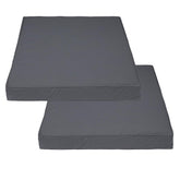 covers & all front view showing charcoal covers protecting cushions