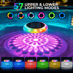 COXSENI top-surface LED sparkle demonstrating vibrant RGB color and surface effect