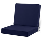 Cozyide navy cushion front view showing durable fabric and comfort