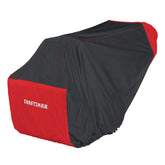 CRAFTSMAN front view of cover protecting snow blower for weather resistance