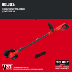 CRAFTSMAN edger handle detail with pivot feature for improved user comfort