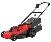 CRAFTSMAN front profile showing 20-inch deck and efficient cutting